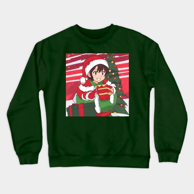 Anime Christmas Crewneck Sweatshirt by Kings Court